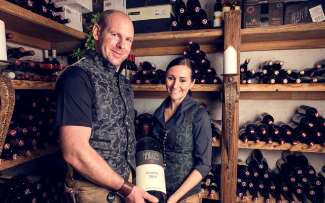 Weinspezialitäten im Restaurant Stöcklwirt